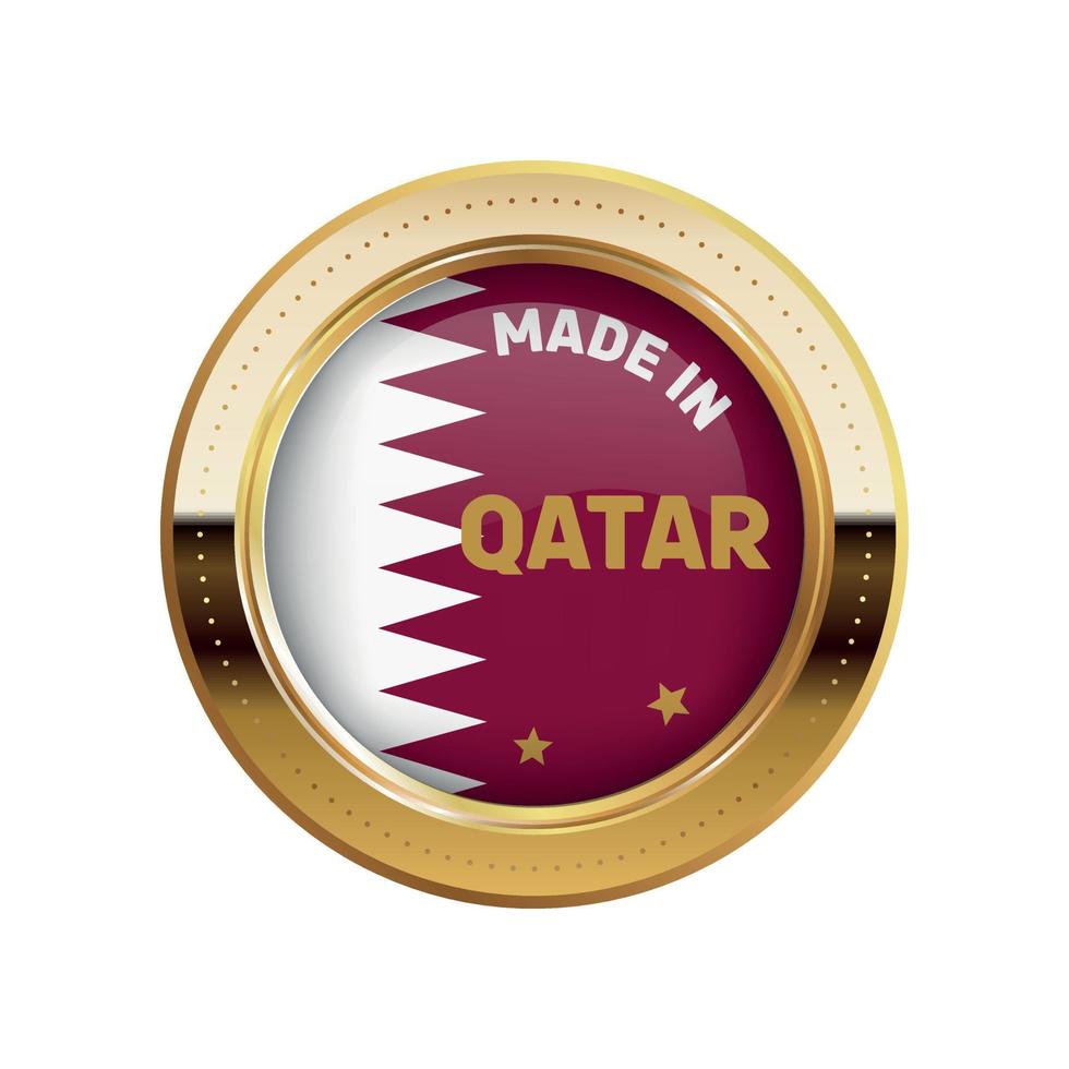 gemaakt in qatar vector