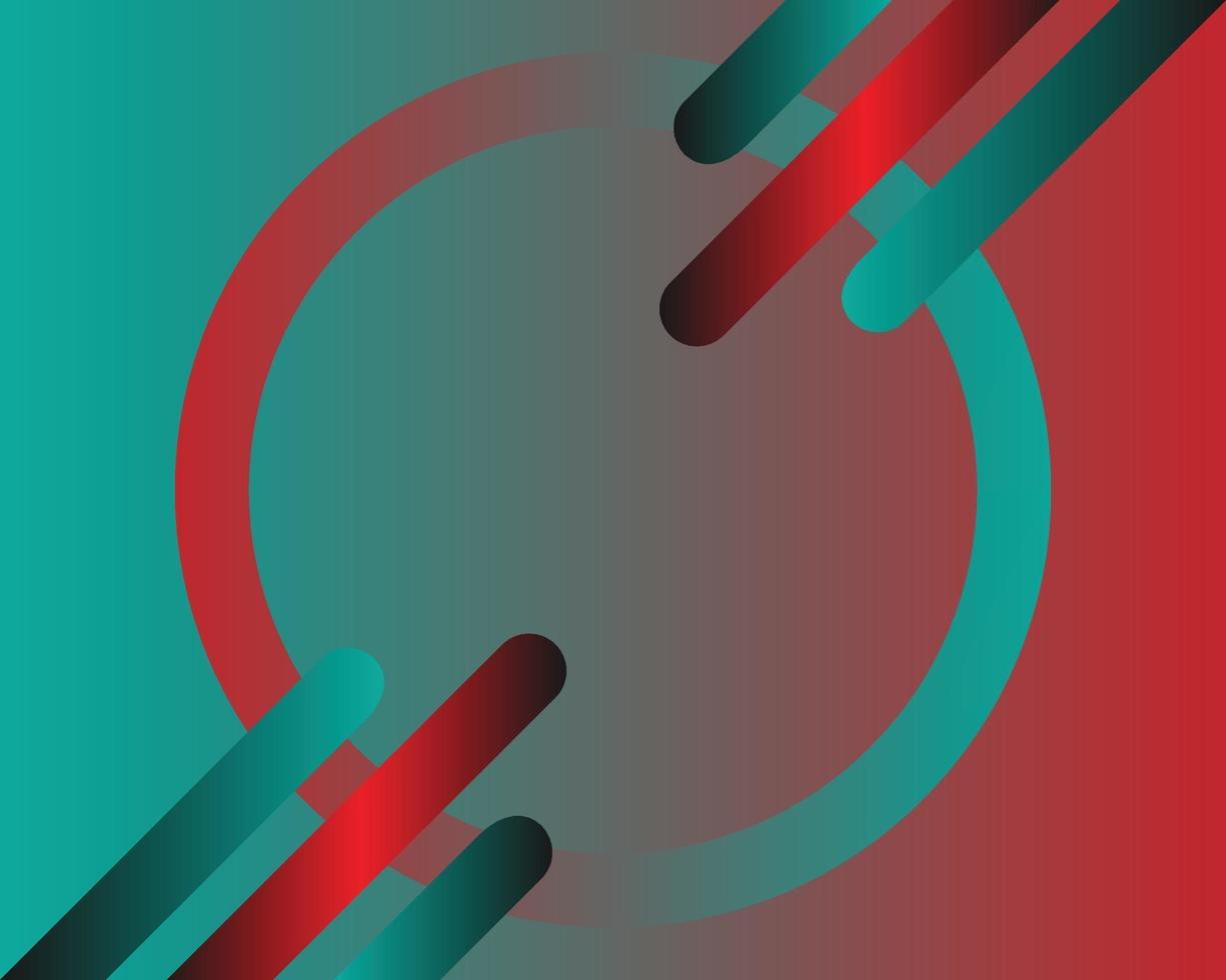 rood en groen abstract vectorontwerp als achtergrond vector