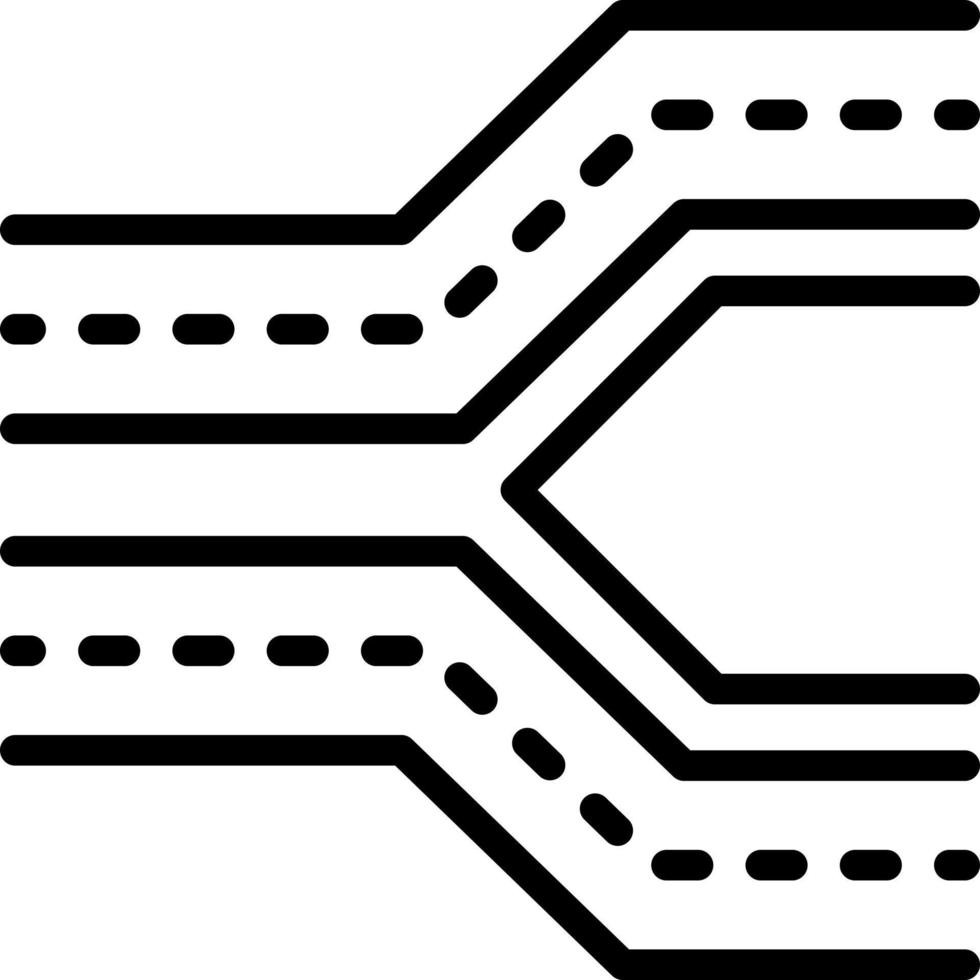lijnpictogram voor track vector