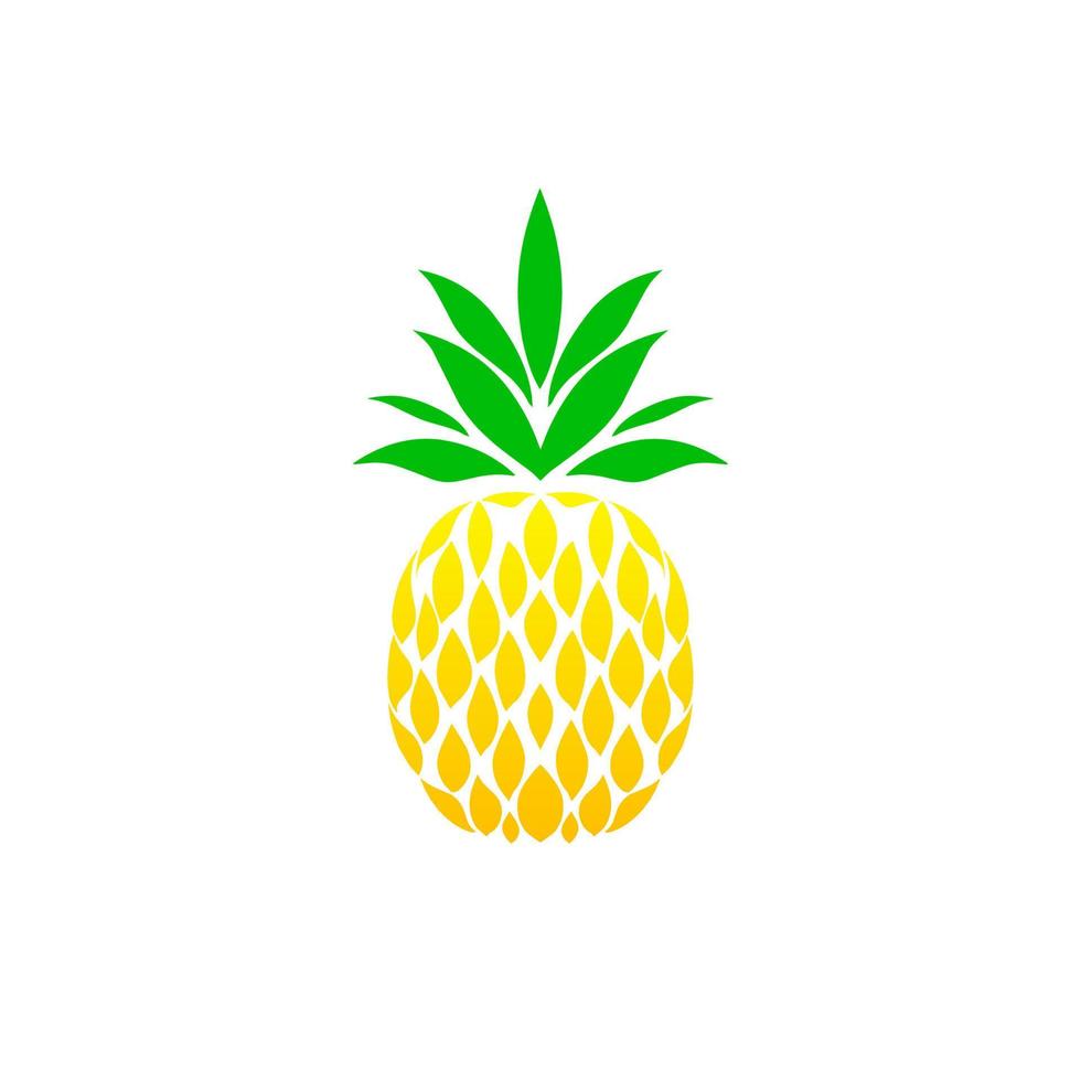 illustratie vector grafisch van ananas met tribal ontwerp stijl