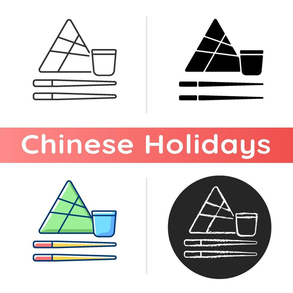 Chinese eetstokjes pictogram vector