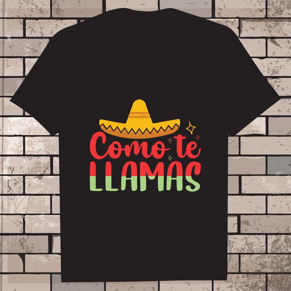 cinco de mayo t-shirt ontwerp, icoon, illustratie, grafisch vector