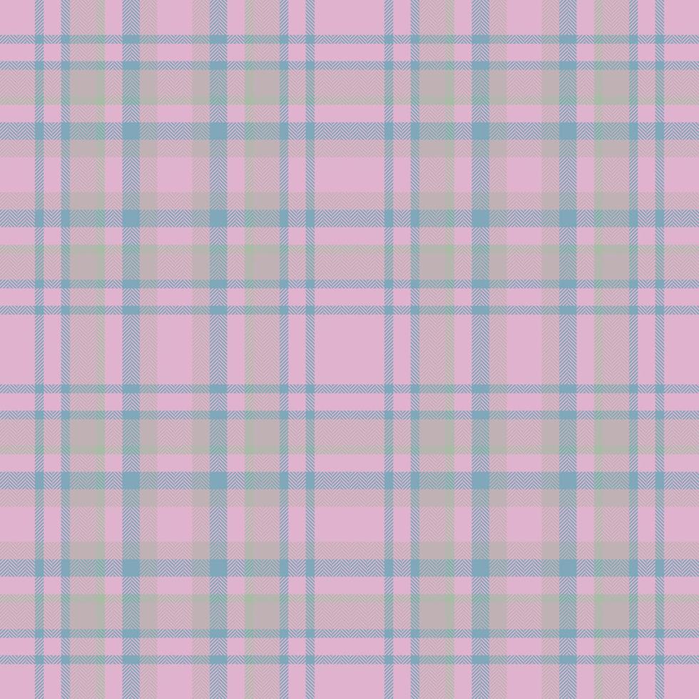 plaid naadloos patroon in roze. controleren kleding stof textuur. vector textiel afdrukken.