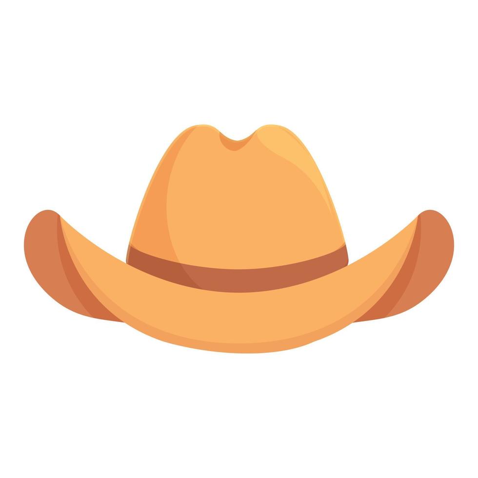 boer cowboy hoed icoon tekenfilm vector. rodeo mode vector