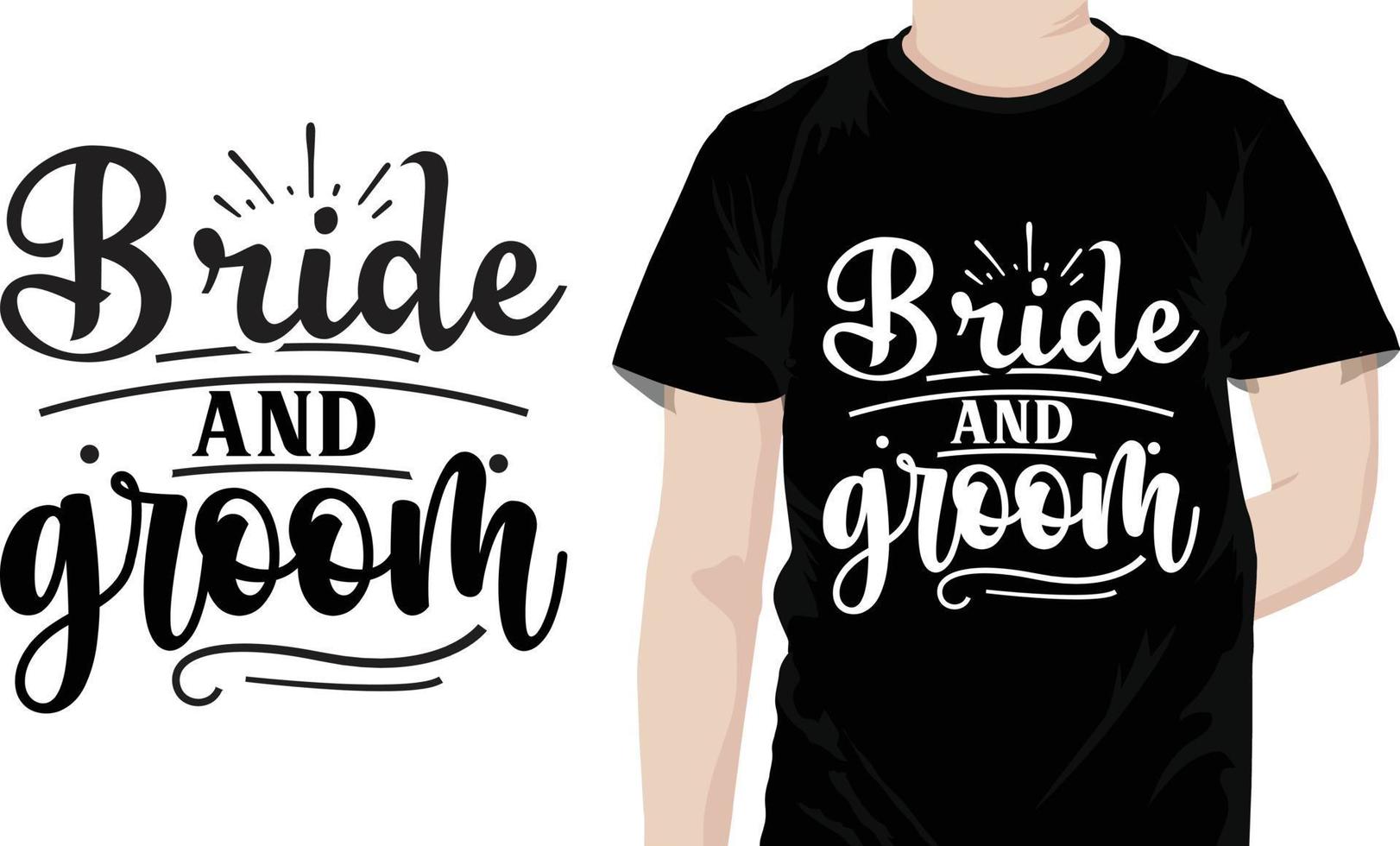 bruid en bruidegom bruiloft citaten ontwerp vector