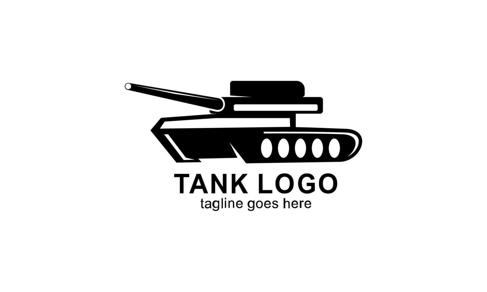 tank logo icoon ontwerp vector