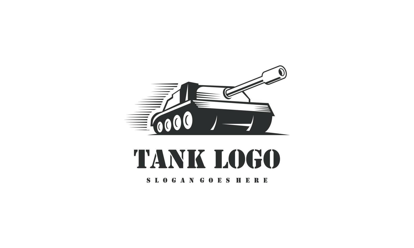 tank logo icoon ontwerp vector