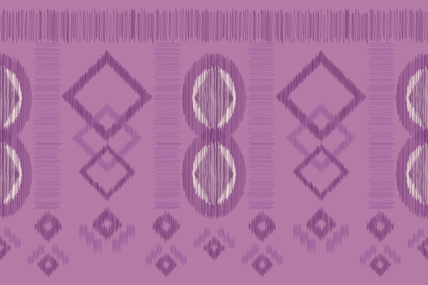 etnisch ikat kleding stof patroon meetkundig stijl.afrikaans ikat borduurwerk etnisch oosters patroon paars Purper achtergrond. abstract, vector, illustratie.voor textuur, kleding, sjaal, decoratie, tapijt. vector