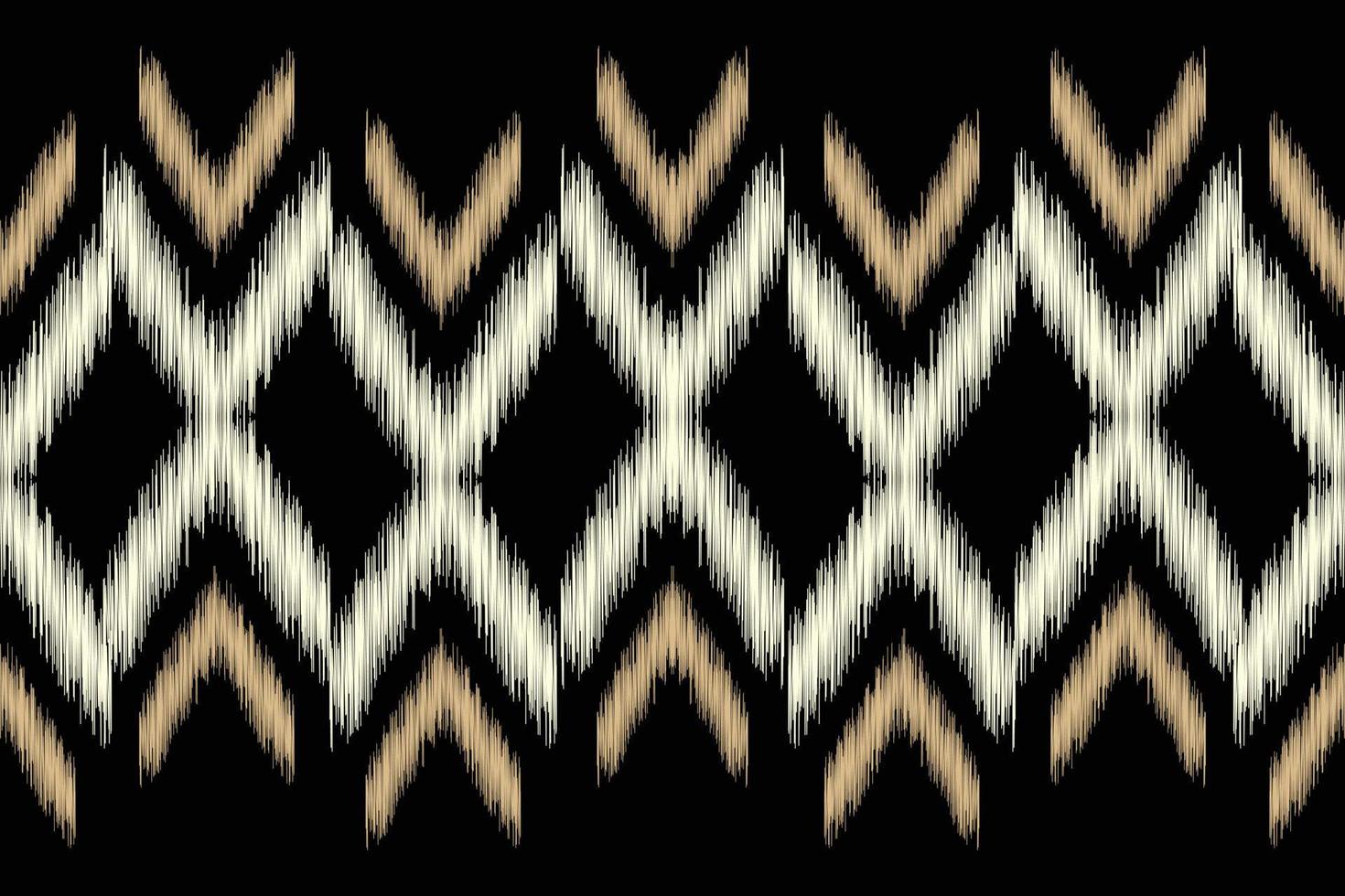 etnisch ikat kleding stof patroon meetkundig stijl.afrikaans ikat borduurwerk etnisch oosters patroon zwart achtergrond. abstract, vector, illustratie.voor textuur, kleding, sjaal, decoratie, tapijt. vector