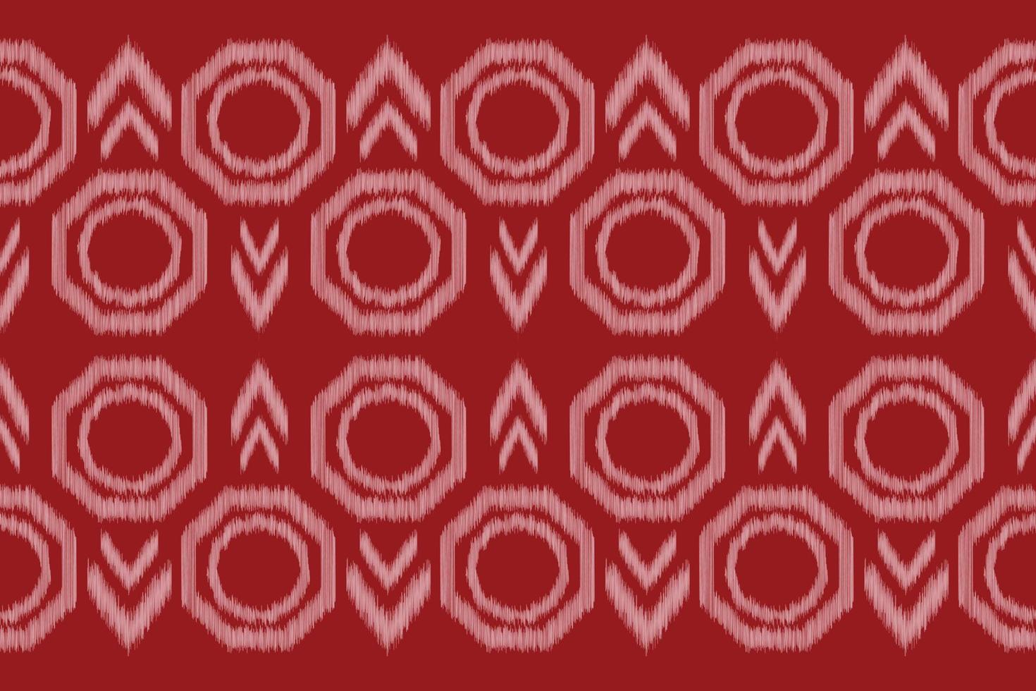 etnisch ikat kleding stof patroon meetkundig stijl.afrikaans ikat borduurwerk etnisch oosters patroon rood achtergrond. abstract, vector, illustratie.voor textuur, kleding, sjaal, decoratie, tapijt. vector