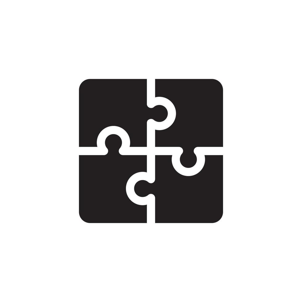 puzzel pictogram vector ontwerp illustratie