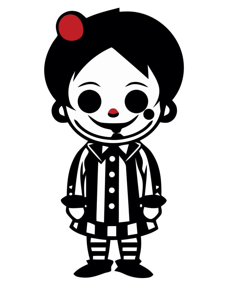 jong clown jongen vector