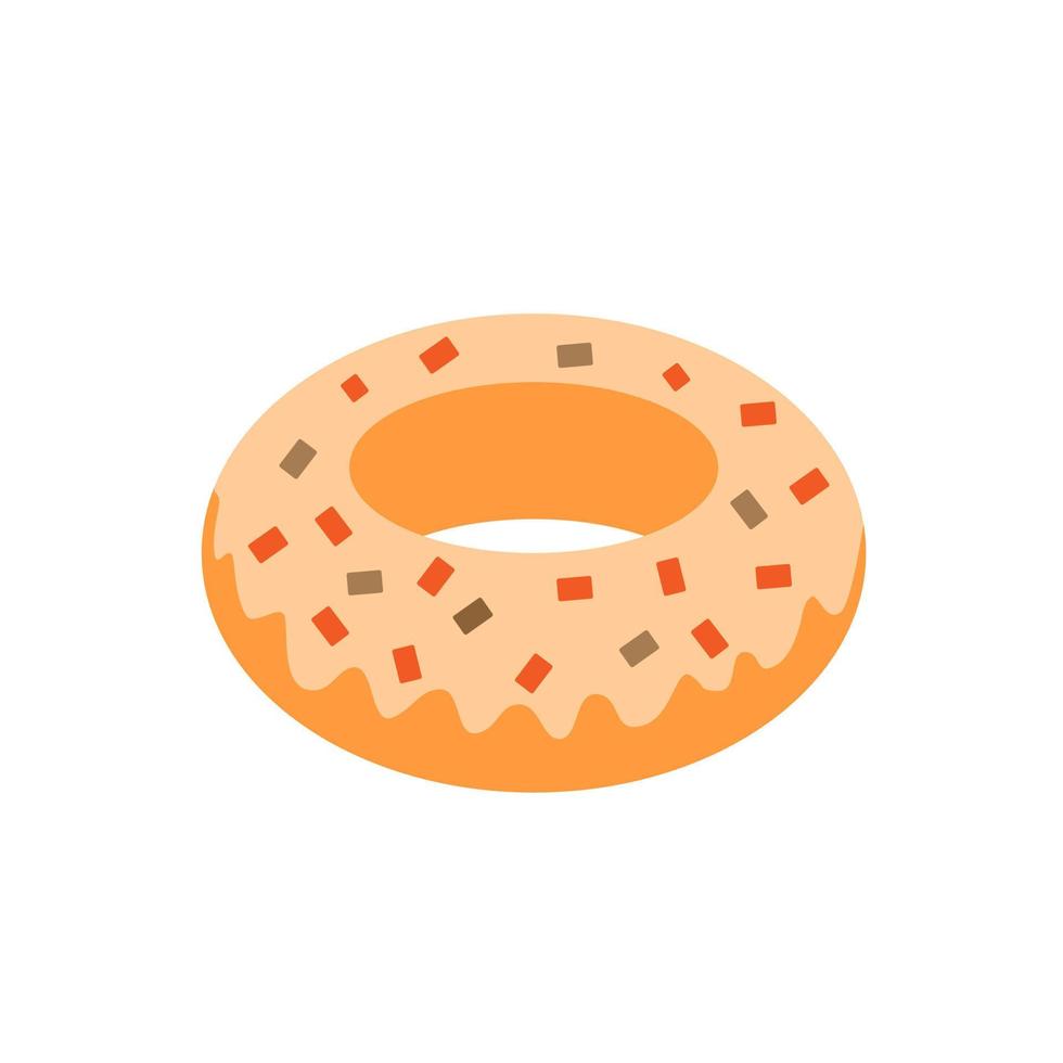 donut icoon vector. toetje illustratie teken. zoet symbool. taart logo. vector