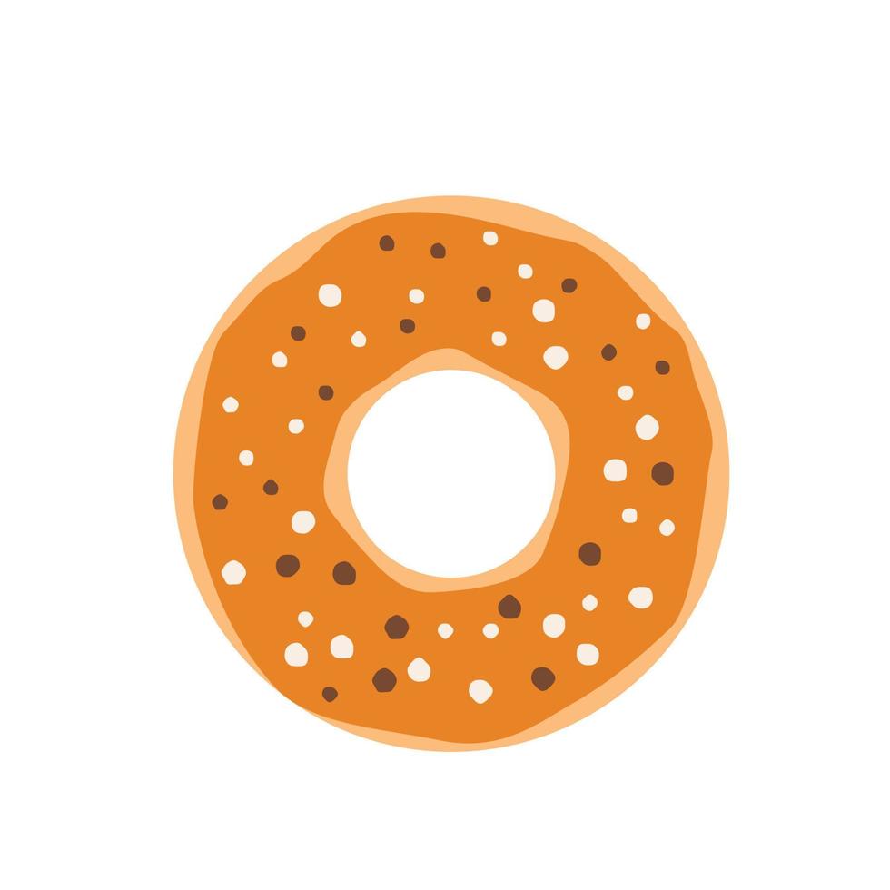 donut icoon vector. toetje illustratie teken. zoet symbool. taart logo. vector