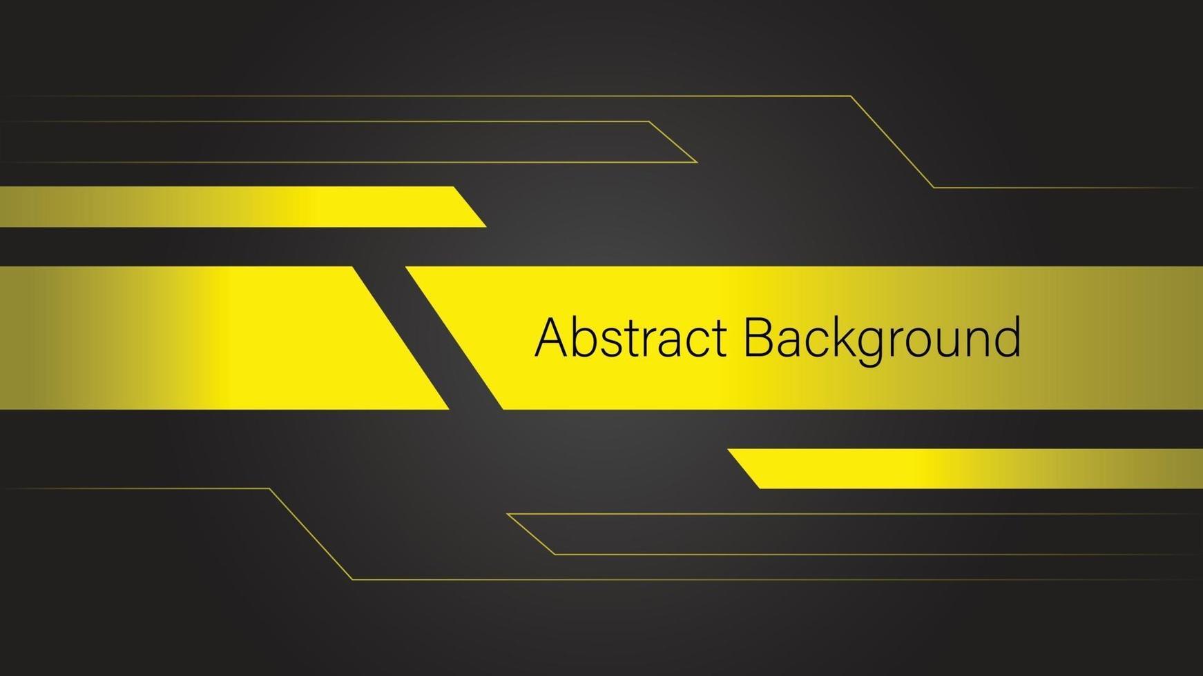 abstracte achtergrond, donkere achtergrond en gele vormen vector