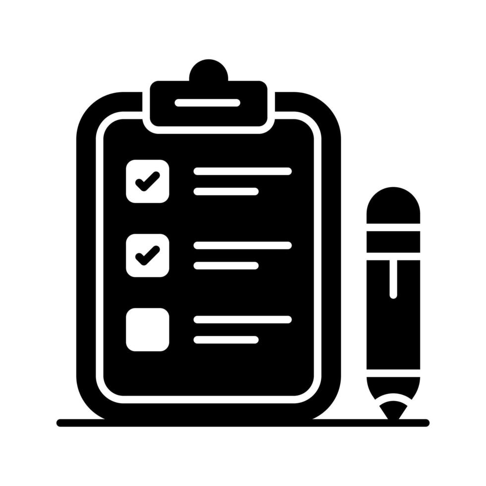voorzichtig ontworpen checklist icoon vertegenwoordigt een lijst van taken of items naar worden voltooid, vaak gebruikt in produktiviteit en organisatie apps vector
