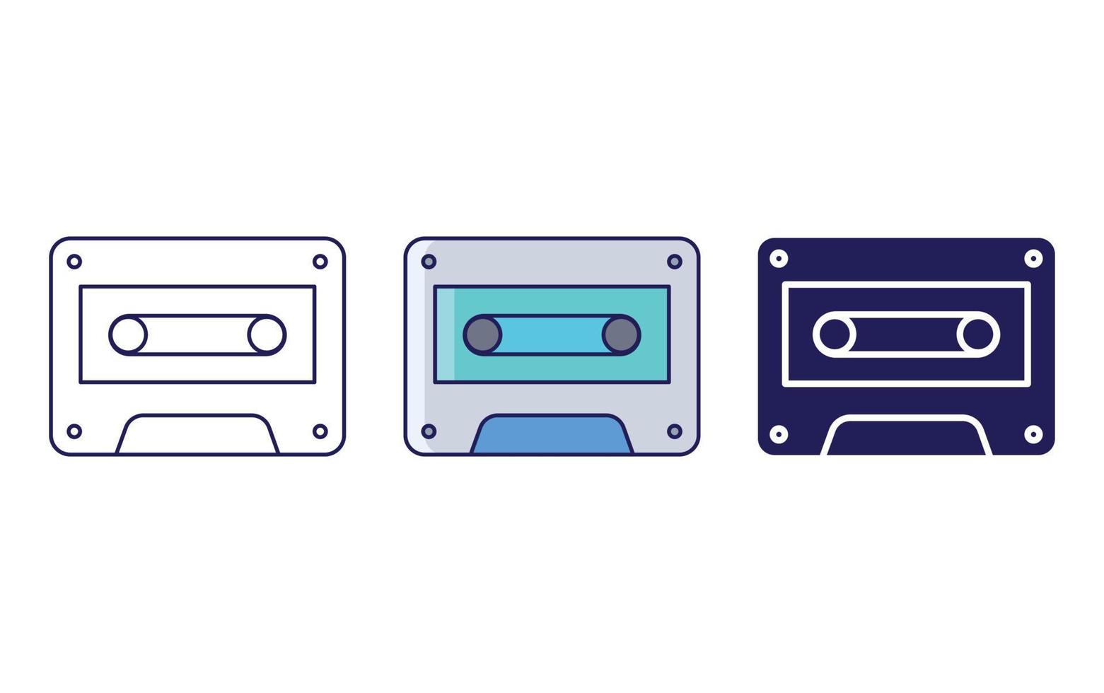 cassette vector icoon