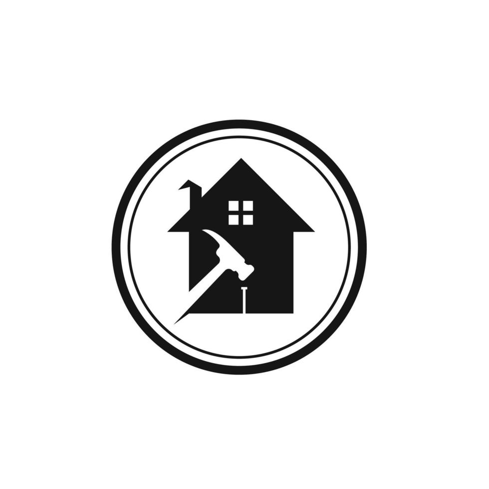 huis gebouwen logo en symbolen pictogrammen vector