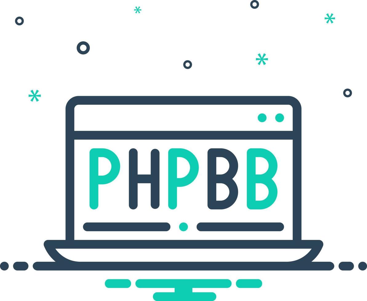 mengen icoon voor phpbb vector