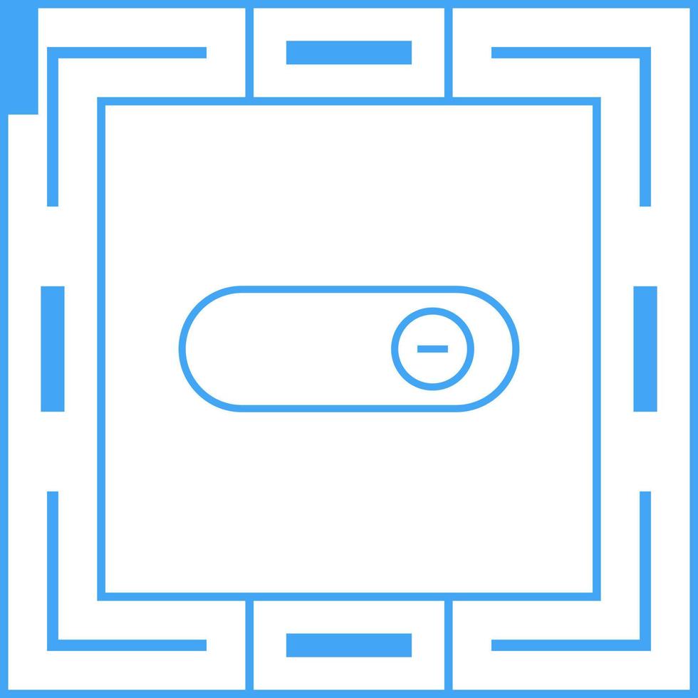 schakelaar Aan vector icoon