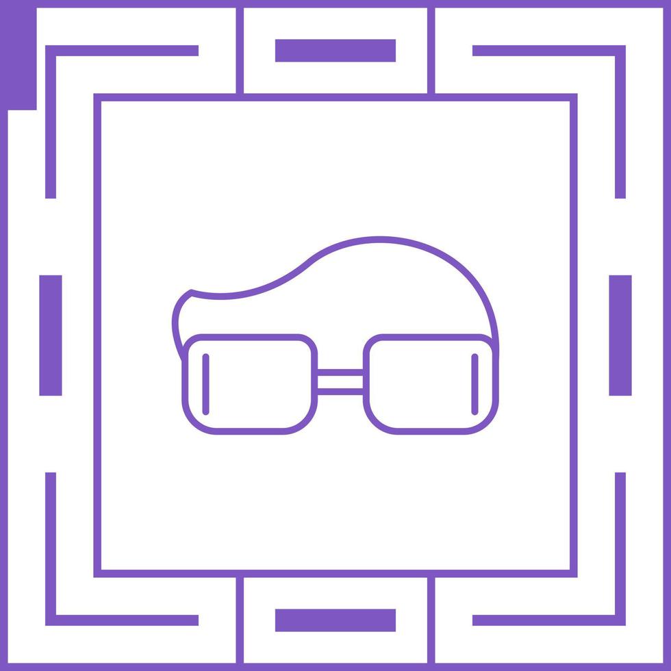 stofbril vector icoon
