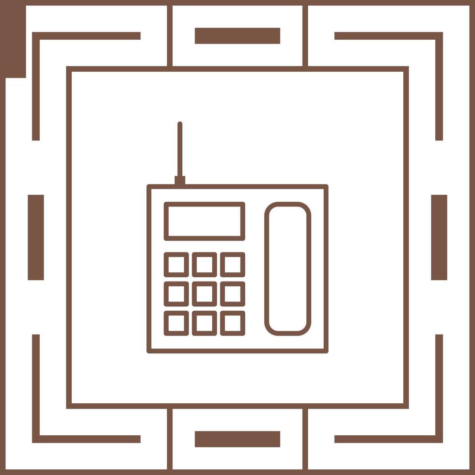 draadloze vaste telefoon telefoon vector icoon