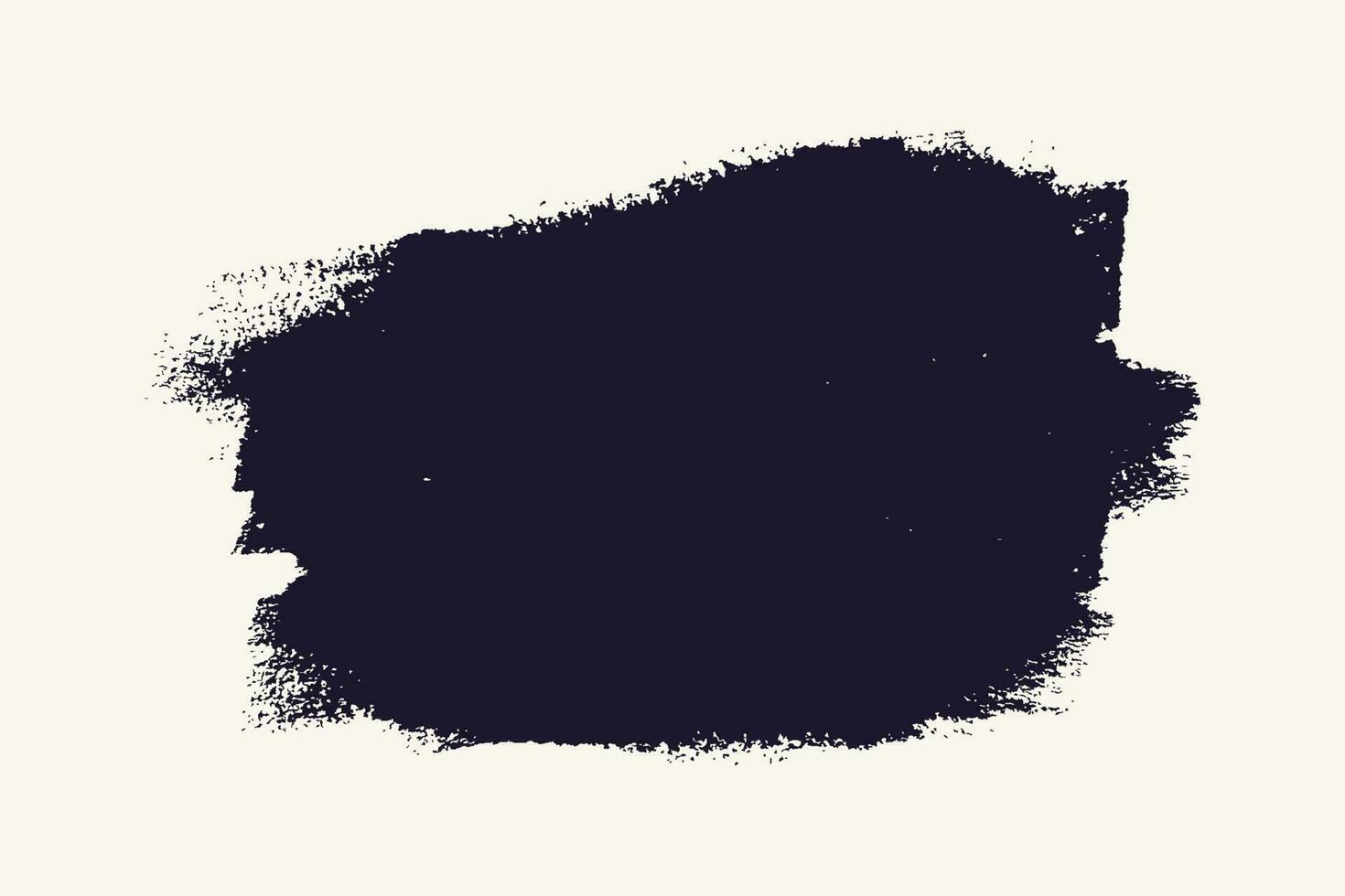 zwarte aquarel penseelstreek vector