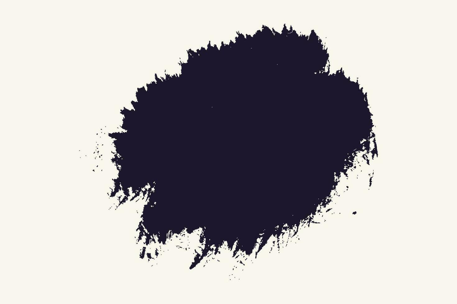zwart verf inkt borstel beroertes decoratie elementen vector