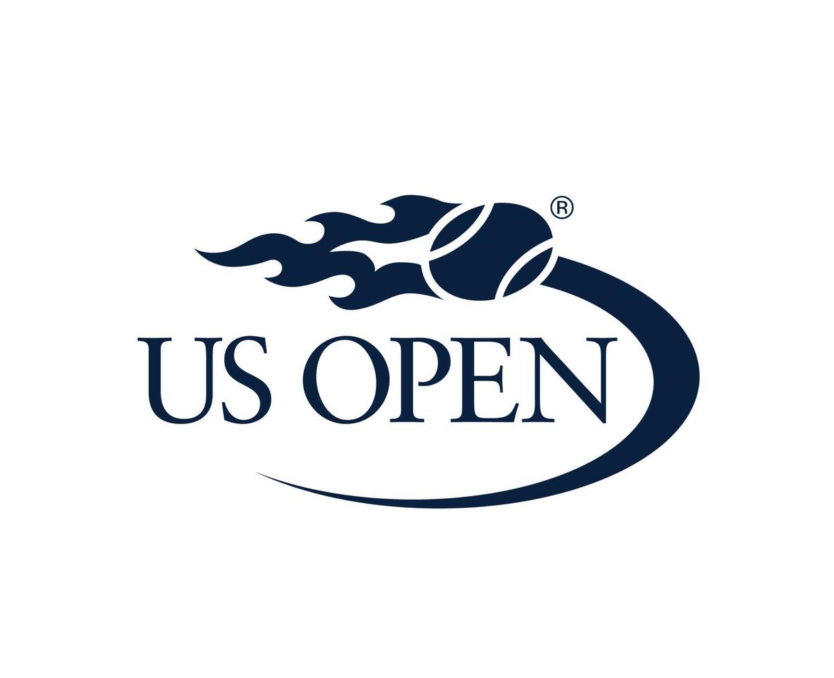 ons Open logo symbool blauw toernooi tennis de kampioenschappen ontwerp vector abstract illustratie