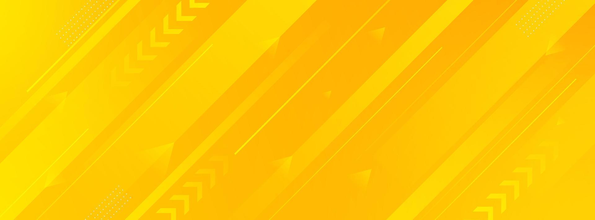 modern banier achtergrond. kleurrijk, geel en oranje gradatie, schuine strepen, Memphis stijl, eps 10 vector