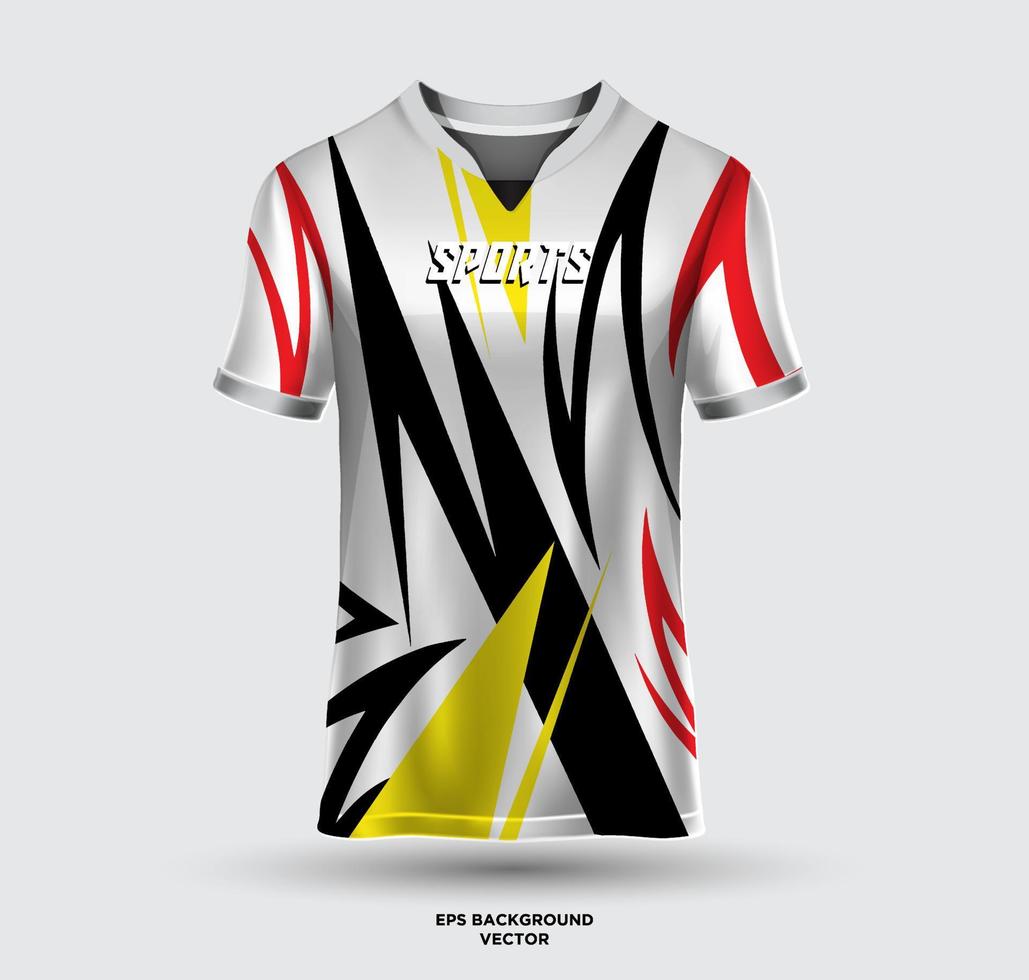 sport- Jersey ontwerp vector geschikt voor sport, racen, gaming Jersey, Amerikaans voetbal. uniform voorkant visie