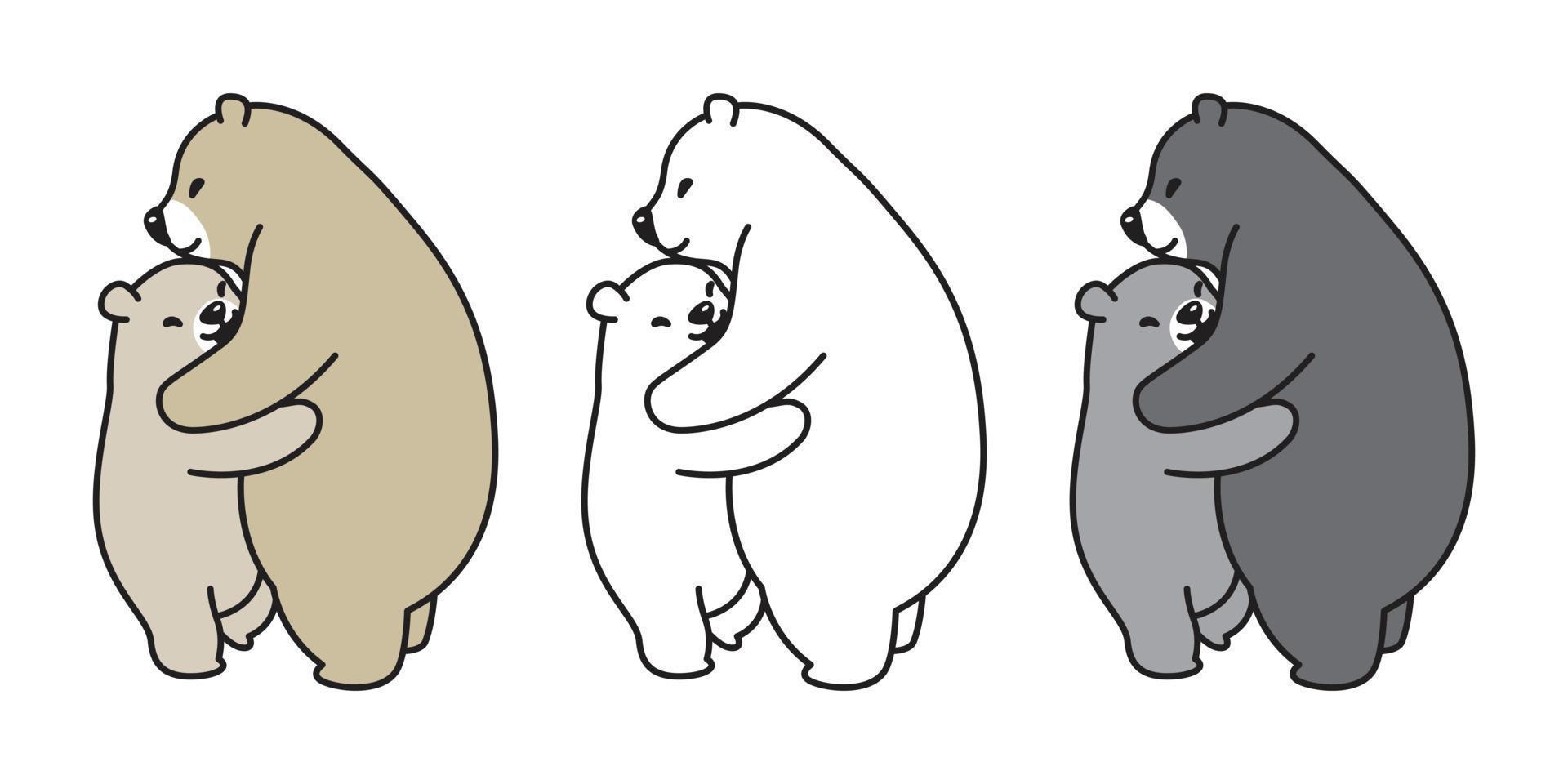 beer vector polair beer panda logo icoon knuffel illustratie tekenfilm tekening