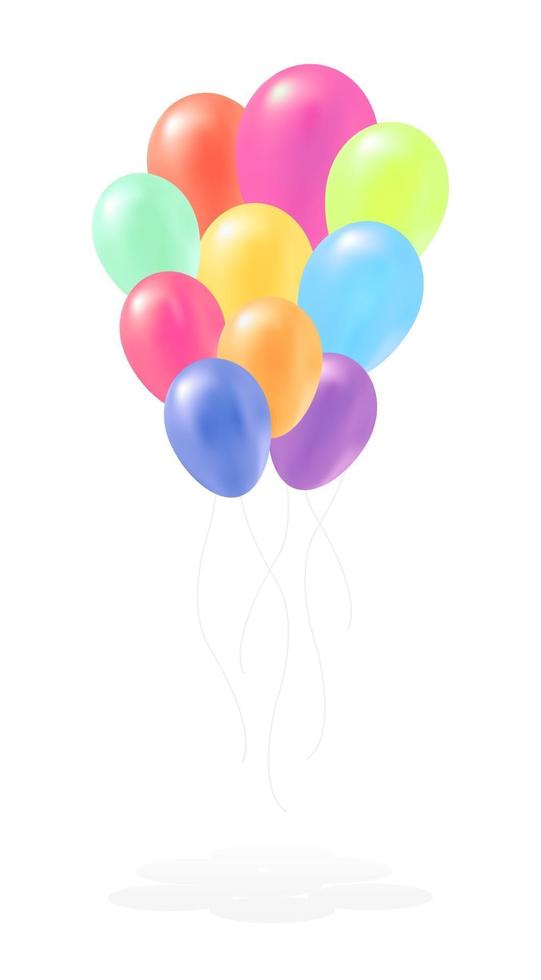 kleurrijke ballonnen vector