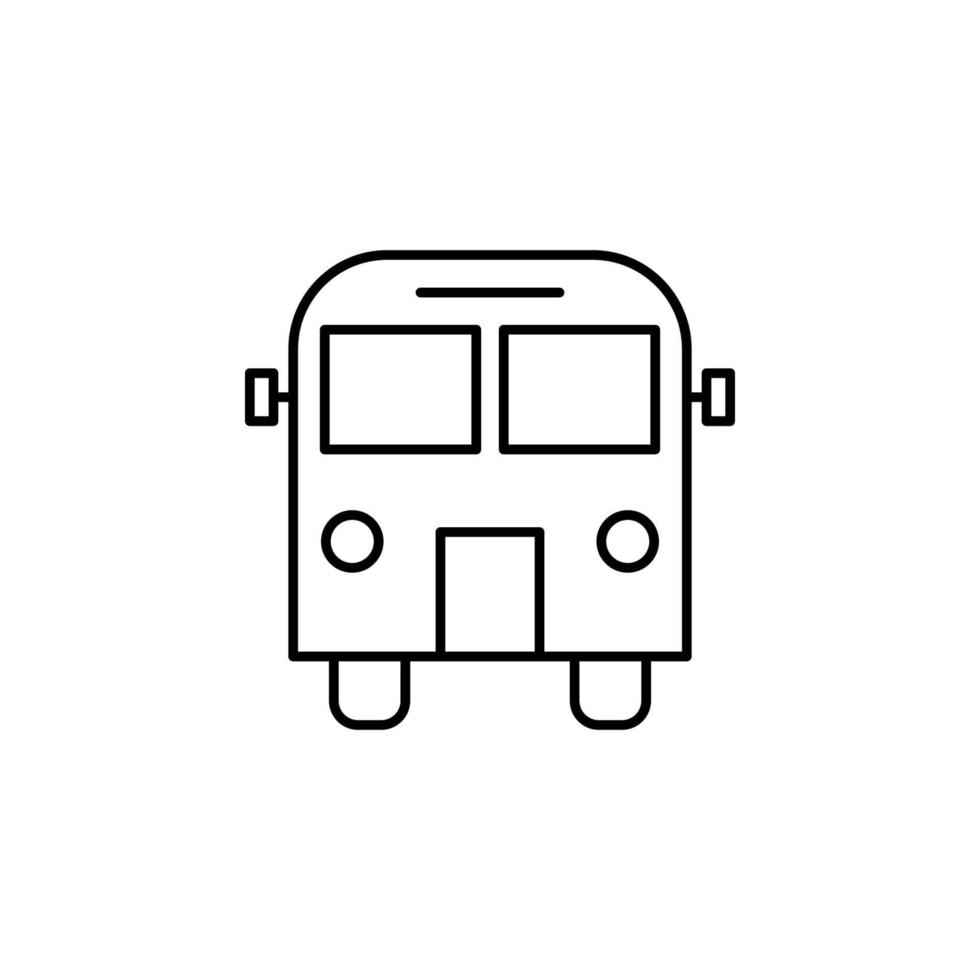 schoolbus vectorillustratie pictogram vector