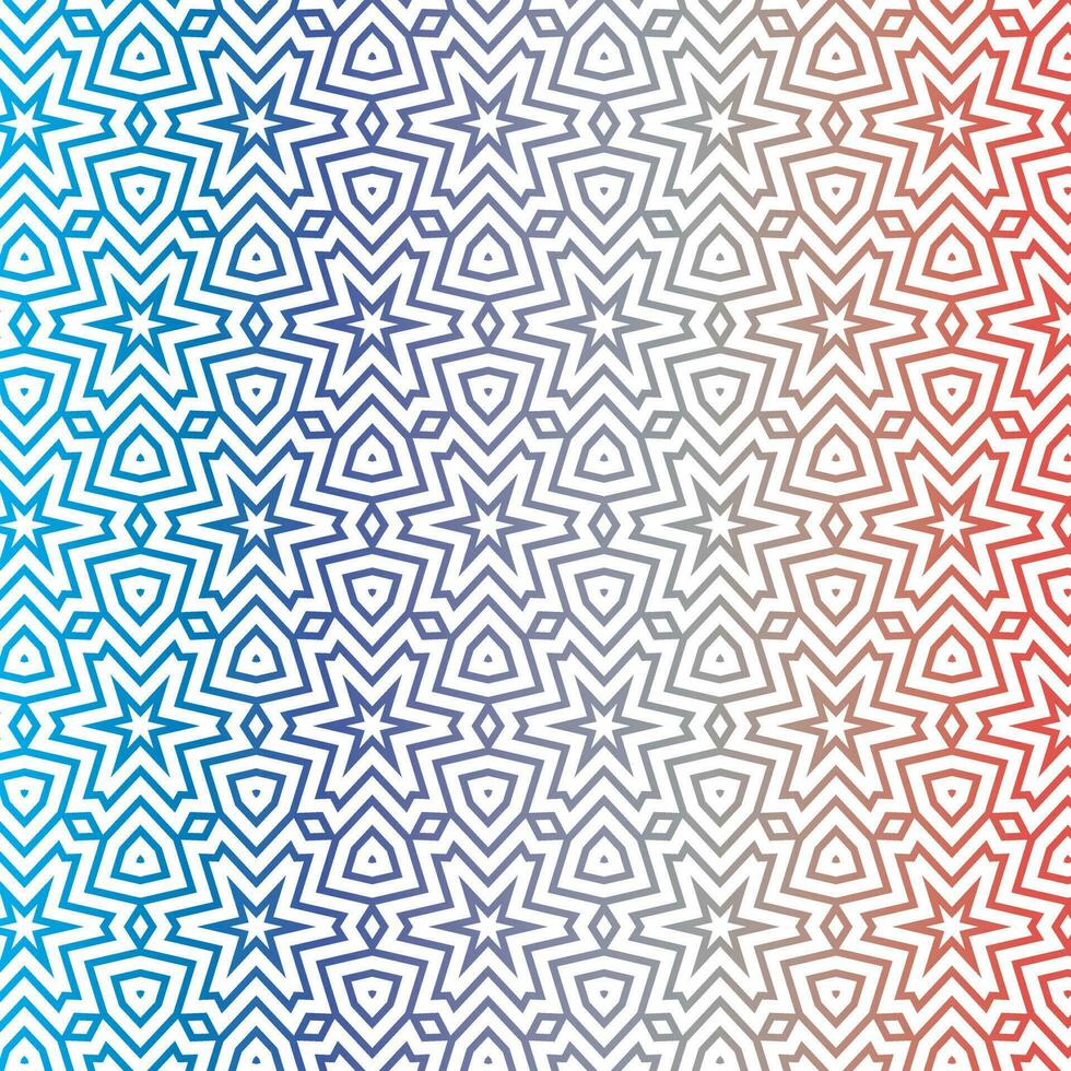 oosters gekleurde patroon, geïsoleerd achtergrond. vector