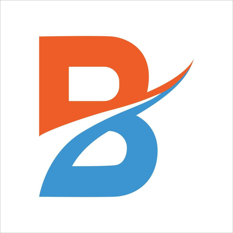 letter b logo vector