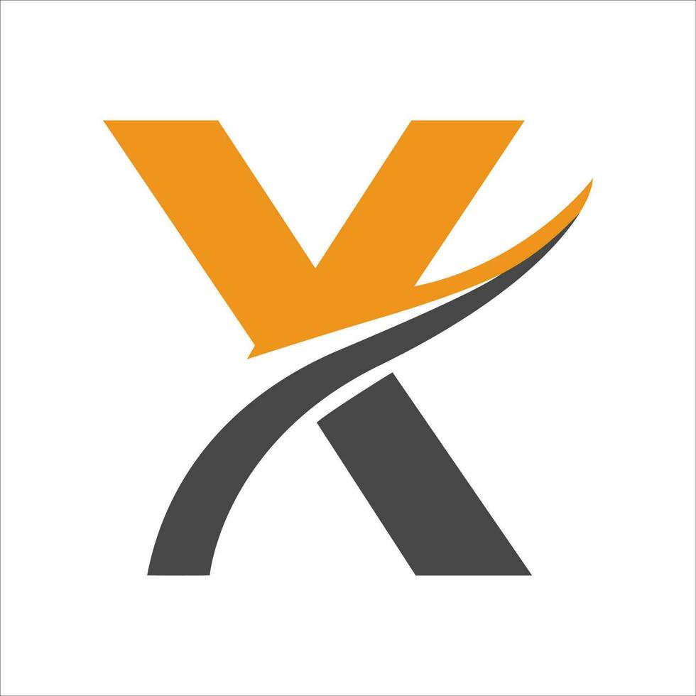 letter x logo vector