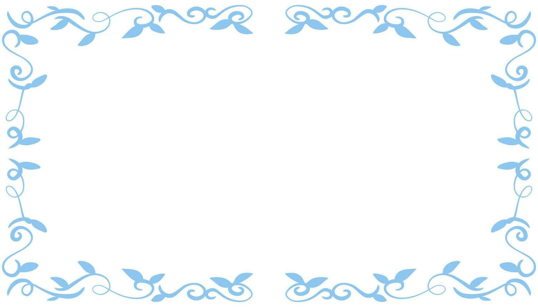 blauw abstract kader achtergrond illustratie vector