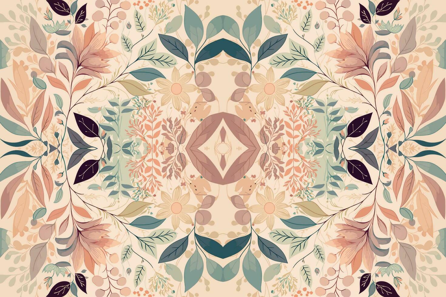 bloemen naadloos patroon pastel toon achtergrond. abstract grafisch lijn modern elegant minimaal wijnoogst retro stijl. ontwerp voor kleding stof structuur textiel afdrukken kunst achtergrond behang tegel achtergrond. vector