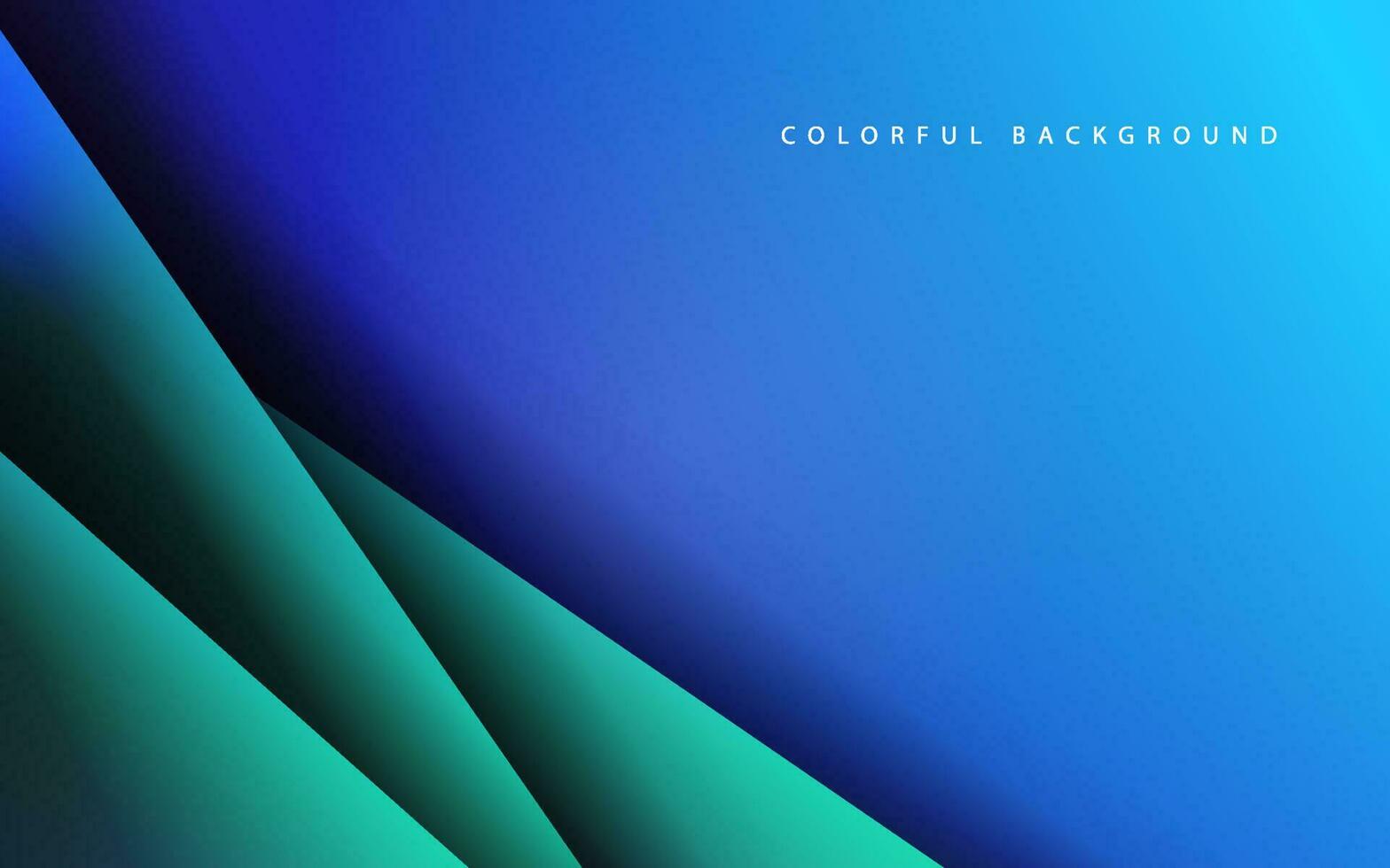 abstract overlappen laag papercut blauw kleur achtergrond vector