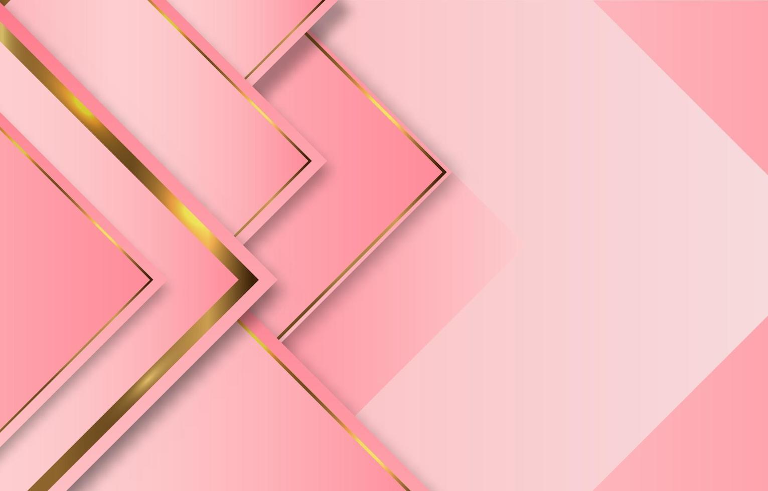 roze luxe roze gouden gradiëntachtergrond vector