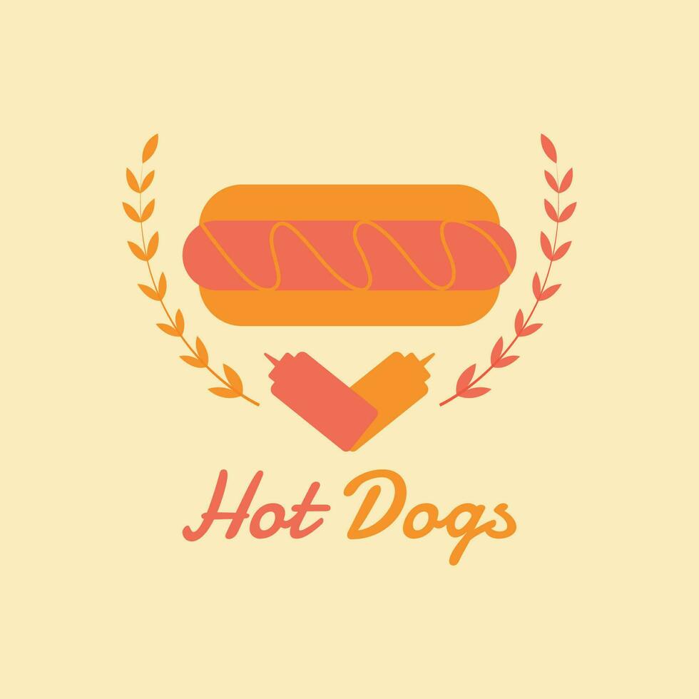 heet honden logo vector