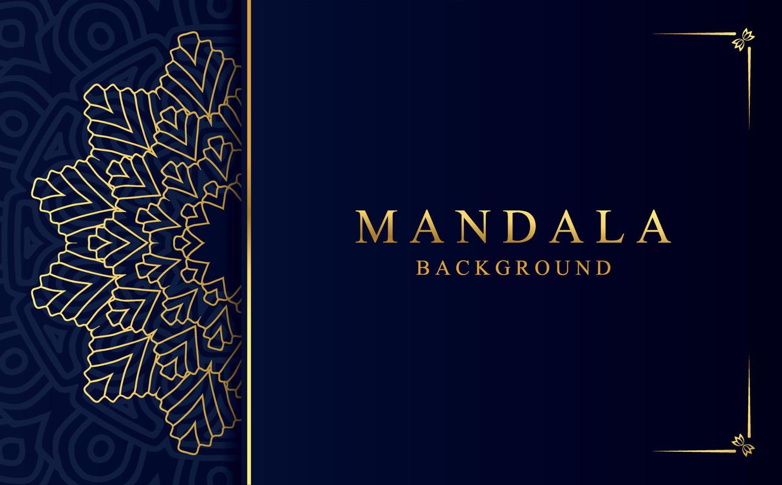 luxe gouden sier- mandala ontwerp achtergrond vector