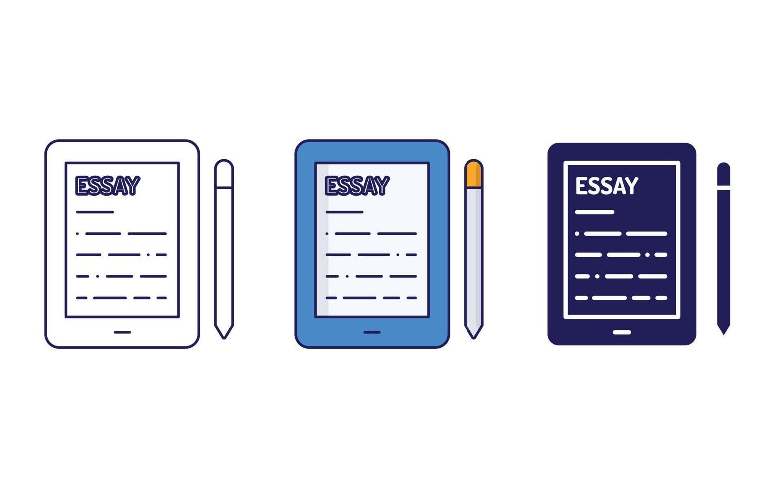 essay vector icoon