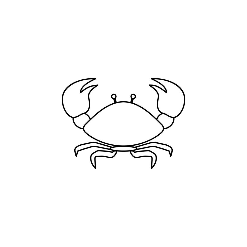 krab vector icoon illustratie