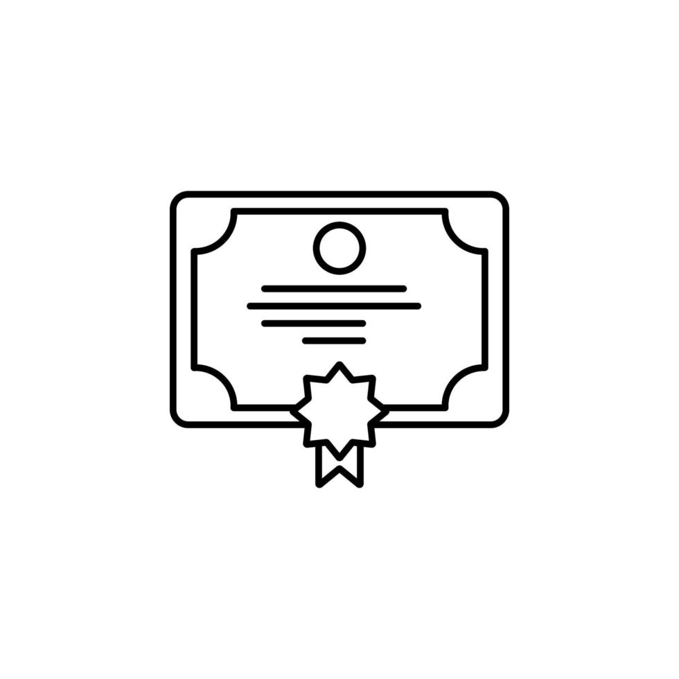 diploma vector icoon illustratie