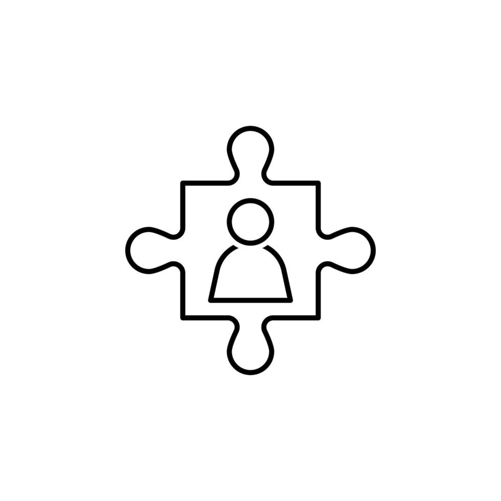 puzzel vectorillustratie pictogram vector