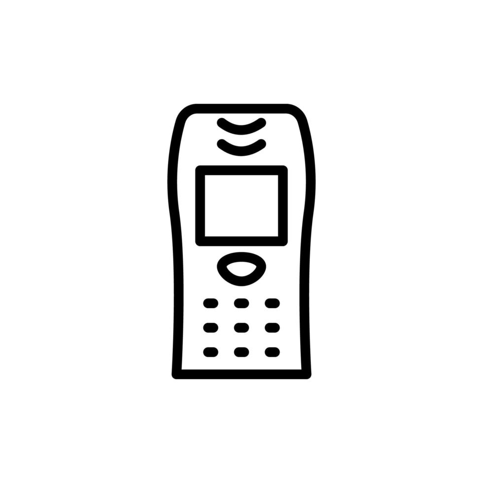 telefoon, mobiel, technologie vector icoon illustratie