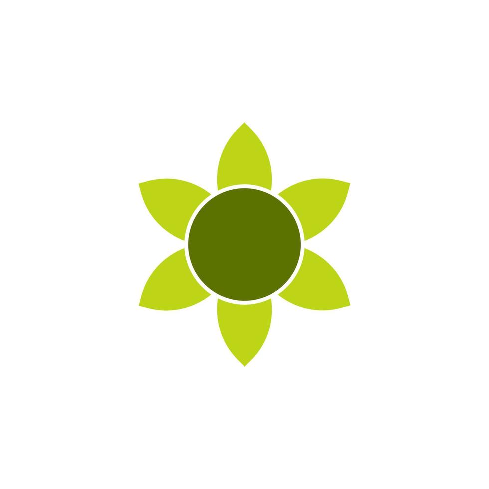zonnebloem, tuin, bloem vector icoon illustratie