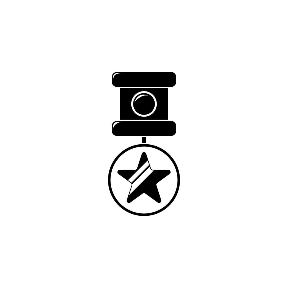 leger medaille vector icoon illustratie
